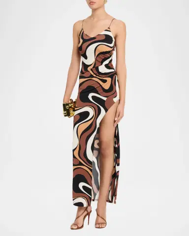 Generation Love Hailey Geometric Jersey Maxi Dress | Thumbnail 4 Generation Love Hailey Geometric Jersey Maxi Dress | Thumbnail 4