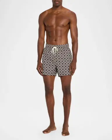 Simkhai Men's Malachi Printed Swim Shorts | Thumbnail 2 Simkhai Men's Malachi Printed Swim Shorts | Thumbnail 2