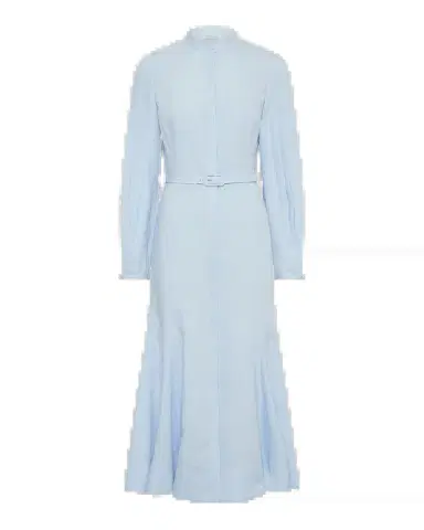 Gabriela Hearst Lydia Belted Linen Shirtdress | Thumbnail 2