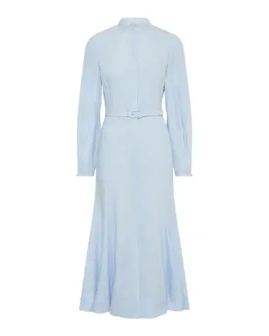 Gabriela Hearst Lydia Belted Linen Shirtdress | Thumbnail 1