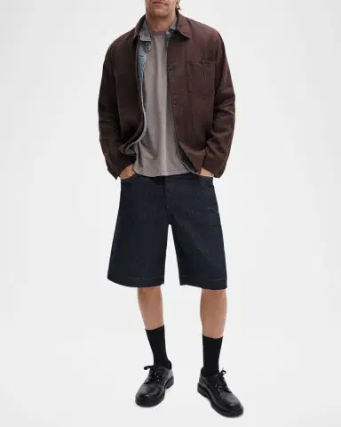 rag & bone Men 's Calder Linen Overshirt | Thumbnail 2