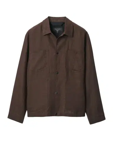 rag & bone Men 's Calder Linen Overshirt | Thumbnail 1