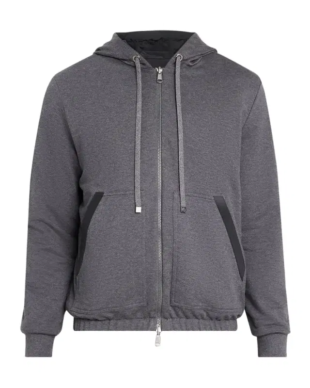 Moncler Men 's Reversible Fleece Zip Hoodie