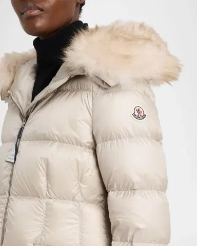 Moncler Boed Hooded Shearling-Trim Down Jacket | Thumbnail 5 Moncler Boed Hooded Shearling-Trim Down Jacket | Thumbnail 5