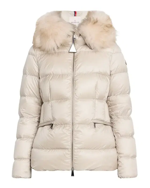 Boed Hooded Shearling-Trim Down Jacket