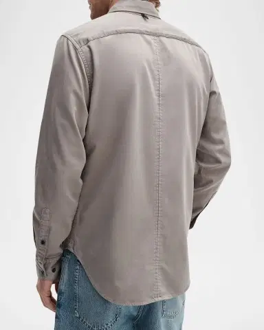 rag & bone Men's Tomlin Cotton Stretch Button-Down Shirt | Thumbnail 2 rag & bone Men's Tomlin Cotton Stretch Button-Down Shirt | Thumbnail 2