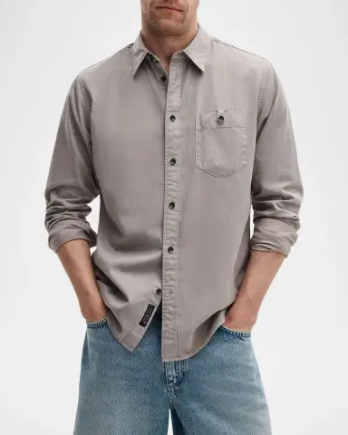 rag & bone Men's Tomlin Cotton Stretch Button-Down Shirt | Thumbnail 3 rag & bone Men's Tomlin Cotton Stretch Button-Down Shirt | Thumbnail 3