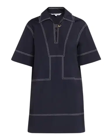 Veronica Beard Phelix Cotton Poplin Mini Tunic Dress | Thumbnail 1 Veronica Beard Phelix Cotton Poplin Mini Tunic Dress | Thumbnail 1