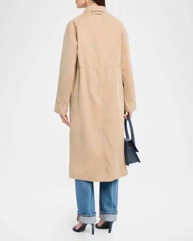 Dorothee Schumacher Luxury Layer Technical Cotton Trench Coat | Thumbnail 3