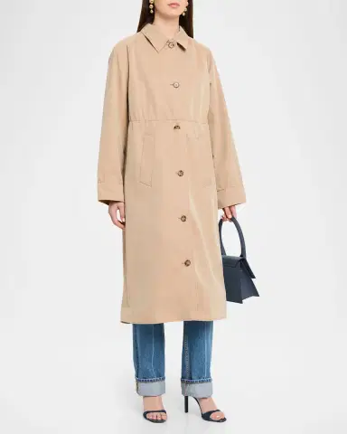 Dorothee Schumacher Luxury Layer Technical Cotton Trench Coat | Thumbnail 4