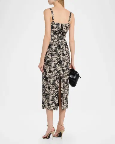 Toccin Theodora Belted Midi Dress | Thumbnail 3 Toccin Theodora Belted Midi Dress | Thumbnail 3