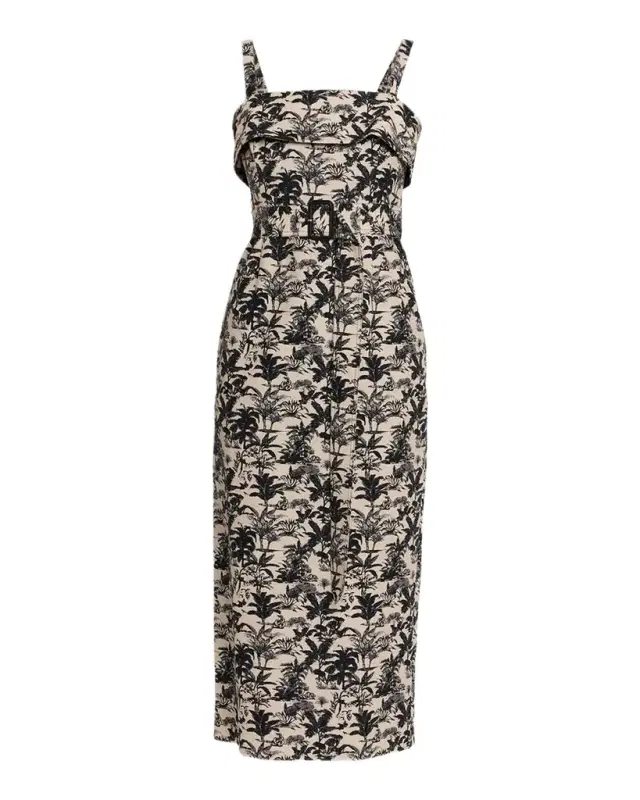 Toccin Theodora Belted Midi Dress