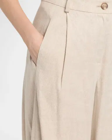 Toccin Elowen Pleated Pants with Ankle Ties | Thumbnail 5