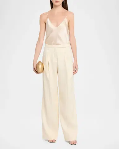 Dorothee Schumacher Casual Sophistication Linen-Cotton Wide-Leg Pants | Thumbnail 2 Dorothee Schumacher Casual Sophistication Linen-Cotton Wide-Leg Pants | Thumbnail 2