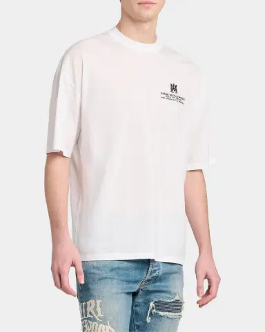 AMIRI Men's Logo Cotton T-Shirt | Thumbnail 4 AMIRI Men's Logo Cotton T-Shirt | Thumbnail 4