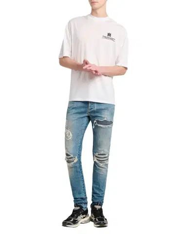 AMIRI Men's Logo Cotton T-Shirt | Thumbnail 1 AMIRI Men's Logo Cotton T-Shirt | Thumbnail 1
