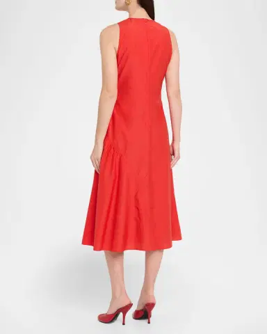 Theory Asymmetric Ruched Tank Dress | Thumbnail 3 Theory Asymmetric Ruched Tank Dress | Thumbnail 3