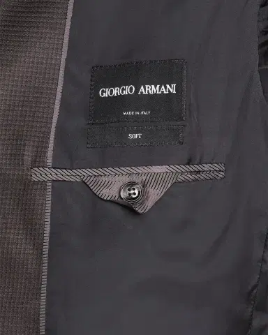 Giorgio Armani Men's Soft Line Micro-Check Two-Piece Suit | Thumbnail 5 Giorgio Armani Men's Soft Line Micro-Check Two-Piece Suit | Thumbnail 5