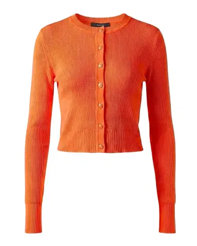 Toccin Zoe Cropped Fitted Cardigan | Thumbnail 1 Toccin Zoe Cropped Fitted Cardigan | Thumbnail 1