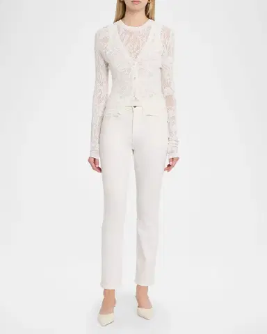 Toccin Annabelle Floral Lace Cardigan | Thumbnail 2 Toccin Annabelle Floral Lace Cardigan | Thumbnail 2
