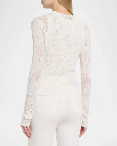 Toccin Annabelle Floral Lace Cardigan | Thumbnail 3 Toccin Annabelle Floral Lace Cardigan | Thumbnail 3