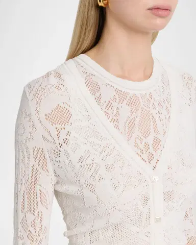 Toccin Annabelle Floral Lace Cardigan | Thumbnail 5 Toccin Annabelle Floral Lace Cardigan | Thumbnail 5