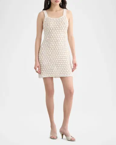 Toccin Lala Embellished Crochet Mini Dress | Thumbnail 2 Toccin Lala Embellished Crochet Mini Dress | Thumbnail 2