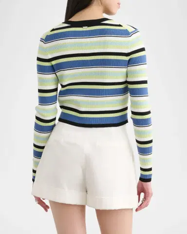 Toccin Zoe Cropped Fitted Cardigan | Thumbnail 3 Toccin Zoe Cropped Fitted Cardigan | Thumbnail 3