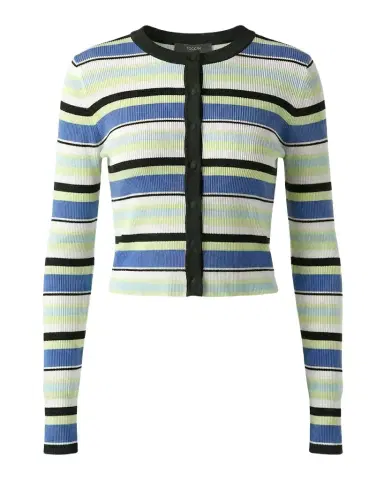 Toccin Zoe Cropped Fitted Cardigan | Thumbnail 1 Toccin Zoe Cropped Fitted Cardigan | Thumbnail 1