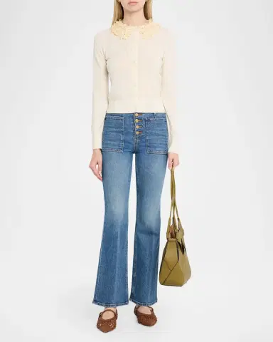 Ulla Johnson Anna Embellished Merino Cardigan | Thumbnail 2 Ulla Johnson Anna Embellished Merino Cardigan | Thumbnail 2