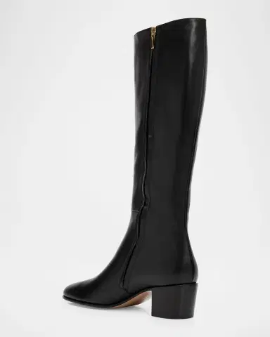 Gianvito Rossi 45mm Spencer Leather Knee-High Boots | Thumbnail 3 Gianvito Rossi 45mm Spencer Leather Knee-High Boots | Thumbnail 3