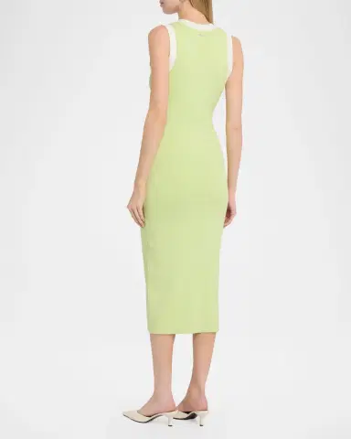 Toccin Victoria Tie-Front Midi Dress | Thumbnail 3 Toccin Victoria Tie-Front Midi Dress | Thumbnail 3