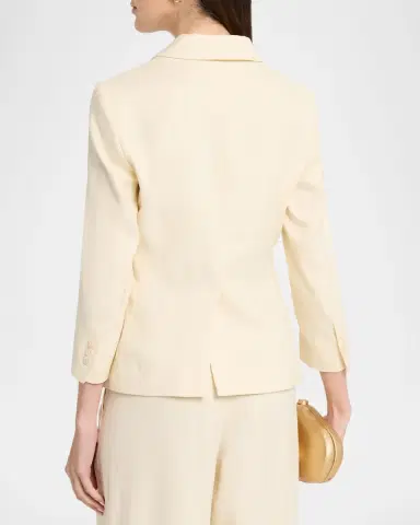 Dorothee Schumacher Casual Sophistication Linen-Cotton Single-Breasted Blazer | Thumbnail 3 Dorothee Schumacher Casual Sophistication Linen-Cotton Single-Breasted Blazer | Thumbnail 3