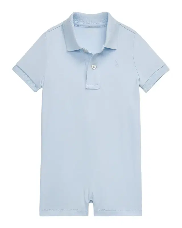 Ralph Lauren Boy 's Cotton Polo Shortall, Size 3M-24M