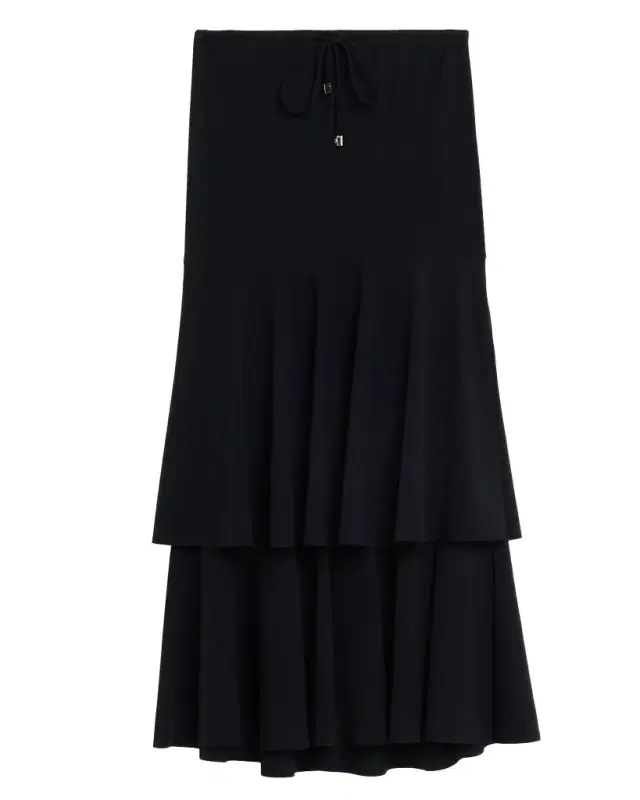 Dorothee Schumacher Modern Flow Tiered Midi Skirt