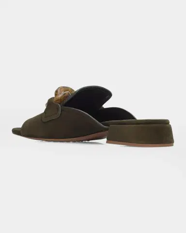 PEDRO GARCIA Enna Suede Mules | Thumbnail 4 PEDRO GARCIA Enna Suede Mules | Thumbnail 4