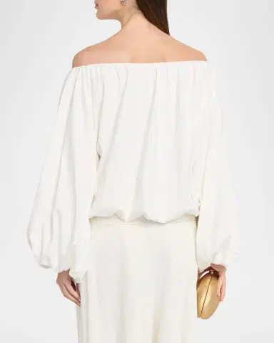 Dorothee Schumacher Soft Volume Blouson-Sleeve Cotton Shirt | Thumbnail 3 Dorothee Schumacher Soft Volume Blouson-Sleeve Cotton Shirt | Thumbnail 3