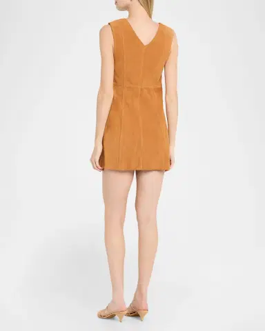 Ulla Johnson Sloane Suede Mini Dress | Thumbnail 3