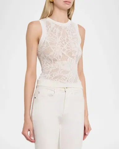 Toccin Lettie Lace Tank Top | Thumbnail 4