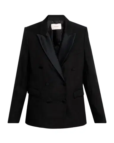 Dorothee Schumacher Casual Sophistication Linen-Cotton Tuxedo Blazer | Thumbnail 1 Dorothee Schumacher Casual Sophistication Linen-Cotton Tuxedo Blazer | Thumbnail 1