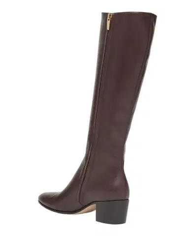 Gianvito Rossi Leather Block-Heel Knee Boots | Thumbnail 1