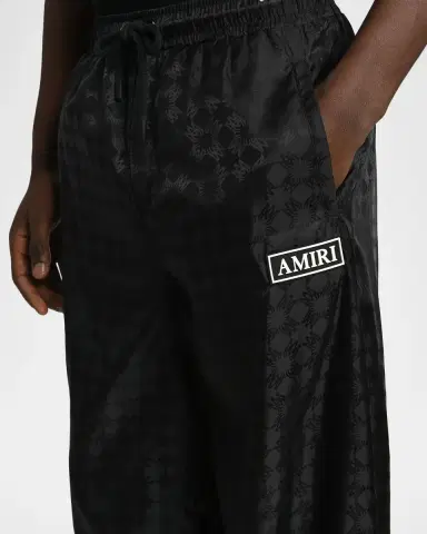 AMIRI Men's MA Quad Baggy Nylon Drawstring Pants | Thumbnail 4