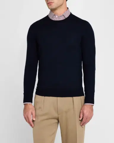 Ralph Lauren Purple Label Men's Cashmere Crewneck Sweater | Thumbnail 4