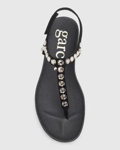 PEDRO GARCIA Judith Embellished Suede Flat Thong Sandals | Thumbnail 5 PEDRO GARCIA Judith Embellished Suede Flat Thong Sandals | Thumbnail 5