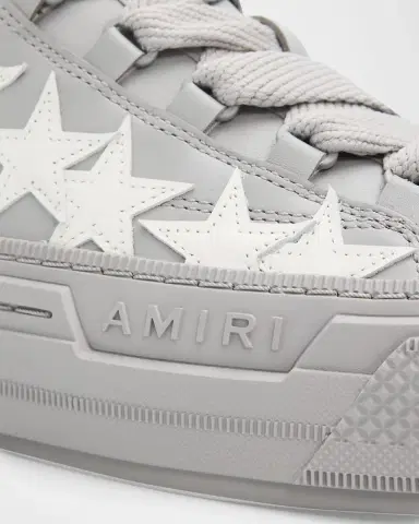 AMIRI Men's Stars Court Leather Low-Top Sneakers | Thumbnail 2 AMIRI Men's Stars Court Leather Low-Top Sneakers | Thumbnail 2