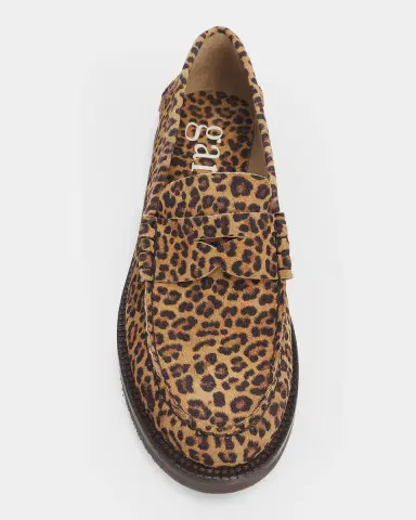 PEDRO GARCIA Sabela Leopard-Print Loafers | Thumbnail 5