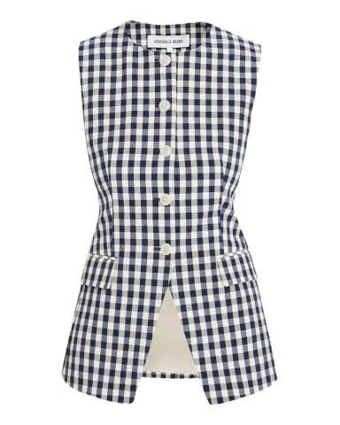 Veronica Beard Haina Gingham Shorts | Thumbnail 1