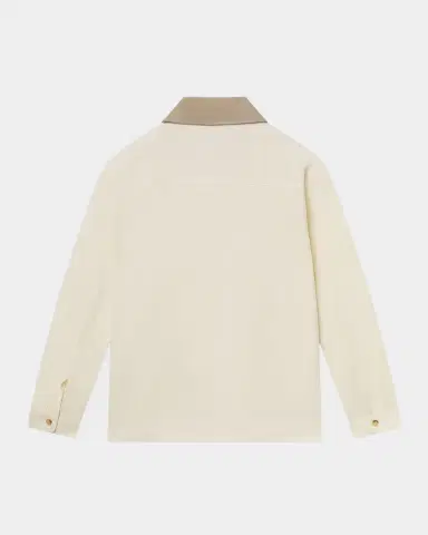 Frame Men's Corduroy-Collar Canvas Shirt Jacket | Thumbnail 6 Frame Men's Corduroy-Collar Canvas Shirt Jacket | Thumbnail 6