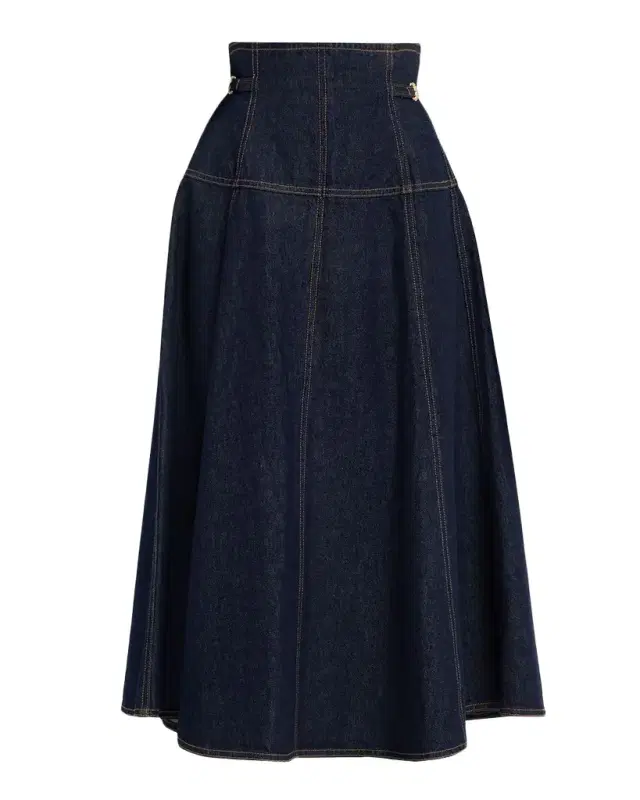 Brigette Denim Midi Skirt