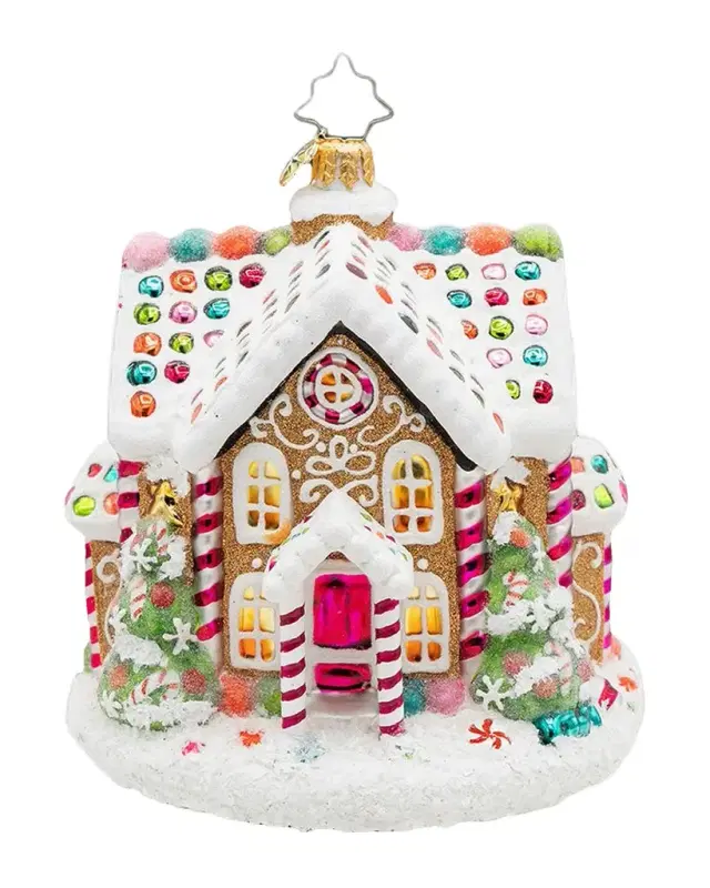 Christopher Radko Sweet Treat House Christmas Ornament